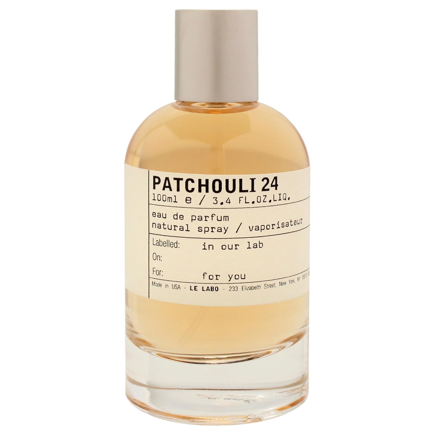 Le Labo Patchouli 24 | Eau de Parfum Spray | Size: 3.4 FL OZ / 100ml