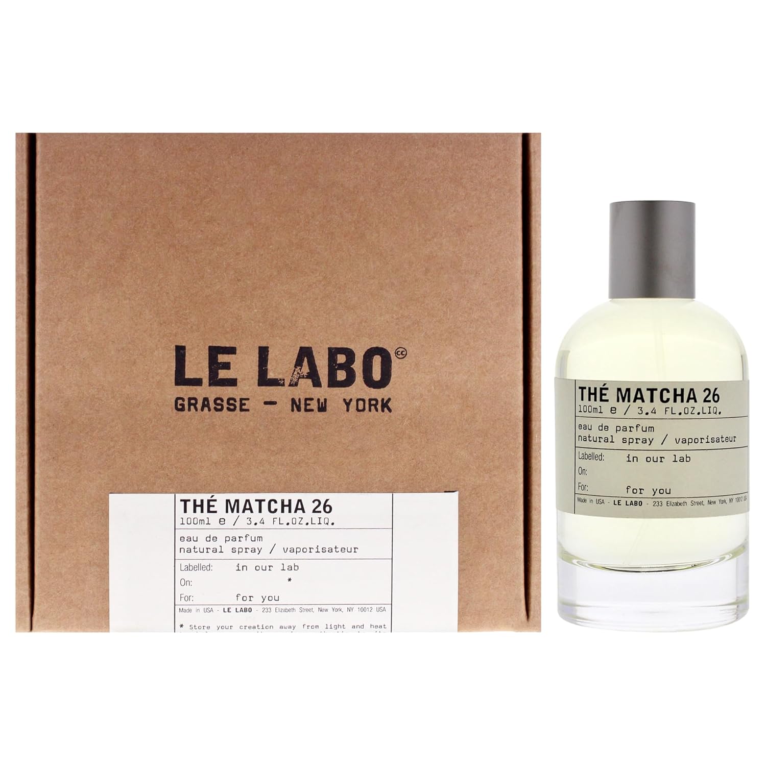 Le Labo The Matcha 26 | Eau de Parfum Spray | Size: 3.4 FL OZ / 100ml