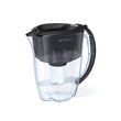 Twinklewave 7-Cup Water Filtration Pitcher - Black, Includes 1 x B15 Filter