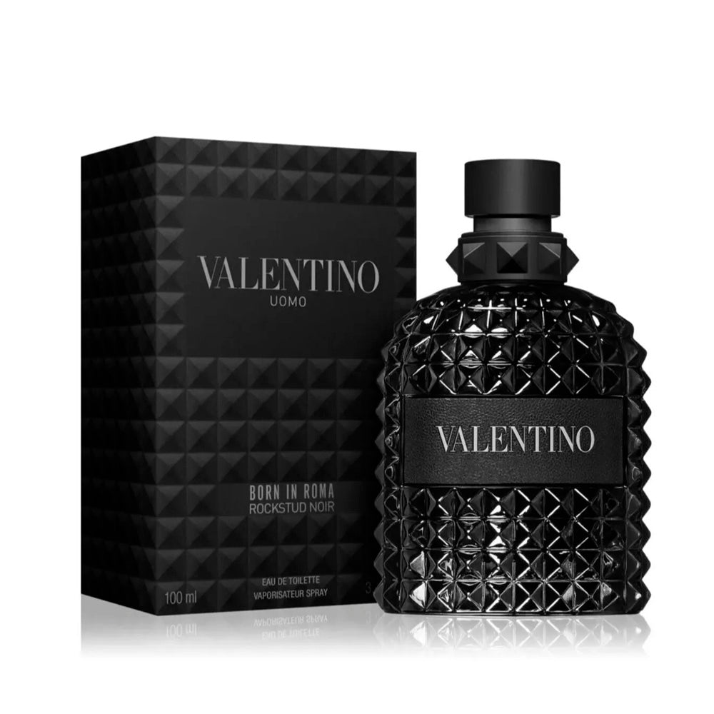 Valentino Uomo Born In Roma Rockstud Noir | Eau de Parfum Spray | Size: 3.4 FL OZ / 100ml